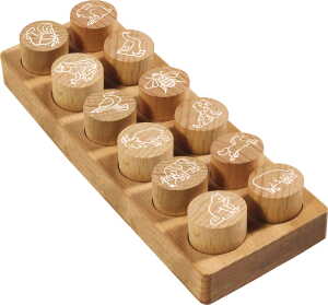 COLOP WOODIES S-Set "farm Anim."