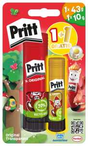 Klebestift Pritt 1+1 43g