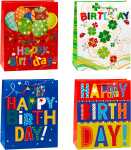 Geschenktüte groß 32x26x13,5 cm GEBURTSTAG...