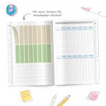 Hausaufgabenheft  "Für Schlaue " verschiedene Motive, sortiert