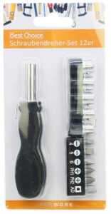 Schraubenzieher Multifunk. 10in1+ 11 Bit-Stecker