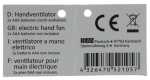 Handventilator Mini 10,5x3,2cm, sortiert