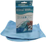 ELINA Brillenputztücher 2er Microfaser 20x15cm Display