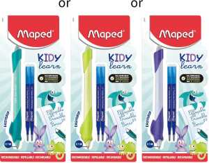 Maped Schreiblernstift Kidy learn 0.7 mit 2 Ersatzminen 3fach sortiert Blister
