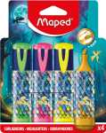 Maped Textmarker Dragon 4 Stück Blister