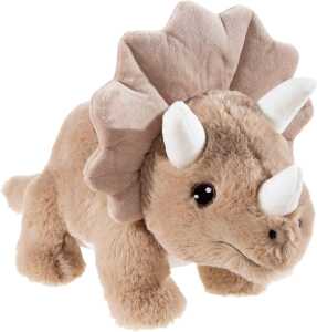 Plüsch Dino Triceratops hellbraun 22cm