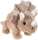 Plüsch Dino Triceratops hellbraun 22cm