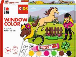 Marabu KiDS Window Color Ponyhof 6x25ml