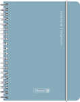 2027 BRUNNEN Schülerkal. A6 PP 2S/1W Plain Blue