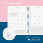 BRUNNEN Schülerkalender Style A5 PP 2S/1W Pink