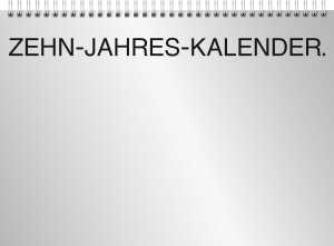 2027 BRUNNEN Jahreskalender A4 10Jahre