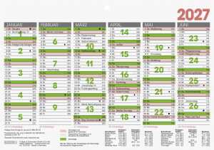 2027 BRUNNEN Tafelkalender A5 1S/6Monate