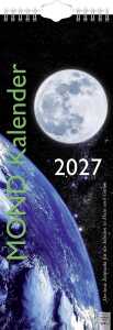 2027 BRUNNEN Streifenkalender Mond 15,5 x 42,8cm