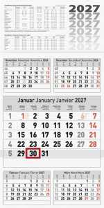 2027 BRUNNEN Fünfmonatskalender