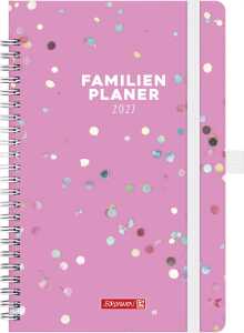 2027 BRUNNEN Familienplaner A5 Confetti