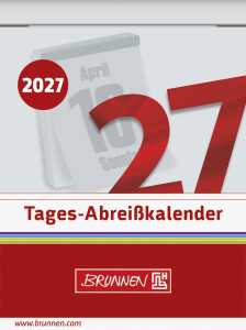 2027 BRUNNEN Tagesabreißkalender 53,6x71mm Nr.2
