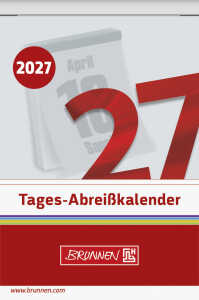 2027 BRUNNEN Tagesabreißkalender 65x98mm Nr.4