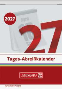 2027 BRUNNEN Tagesabreißkalender 81x106mm Nr.5