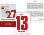 2027 BRUNNEN Tagesabreißkalender 98x142mm Nr.13