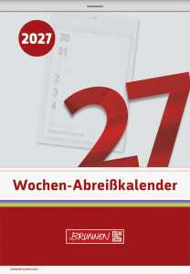2027 BRUNNEN Wochenabreißkalender Nr.25