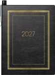 2027 BRUNNEN Taschenkalender7x10cm sw 2S/1W Soft