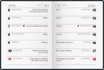2027 BRUNNEN Taschenkalender 7x10cm sort 1S/1W