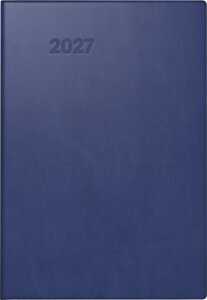 2027 BRUNNEN Taschenkalender8x11cm d.bl 2S/1W