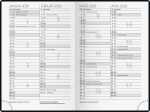 2027 BRUNNEN Taschenkalender8x11cm sw 2S/1WKunst