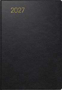 2027 BRUNNEN Taschenkalender8x11cm 2S/1WLeder