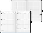 2027 BRUNNEN Buchkalender A5 Kompagnon sw 2S/1W