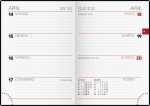 2027 BRUNNEN Taschenkalender10x14cm 2S/1W petrol