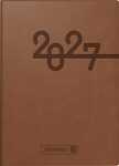 2027 BRUNNEN Taschenkalender 10x14cm braun