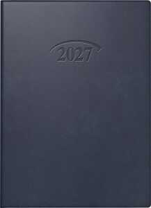 2027 BRUNNEN Taschenkalender 10x14cm d´blau 1S/1T