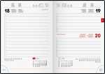 2027 BRUNNEN Taschenkalender 10x14cm d´blau 1S/1T