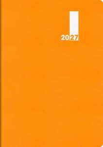 2027 BRUNNEN Buchkalender 17 x 24 Monat Orange