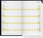 2027 BRUNNEN Faltkalender 9x15cm sw 2S/1M SOFT