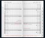 2027 BRUNNEN Taschenkalender9x15cm silber 2S/1M
