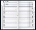 2027 BRUNNEN Taschenkalender 9x15cm blau SOFT