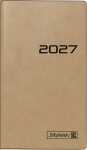 2027 BRUNNEN Taschenkalender9x15cm braun