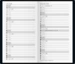 2027 BRUNNEN Taschenkalender9x15cm sw 1S/1W