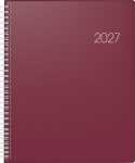 2027 BRUNNEN Buchkalender 21x26cm 2S/1W Folie