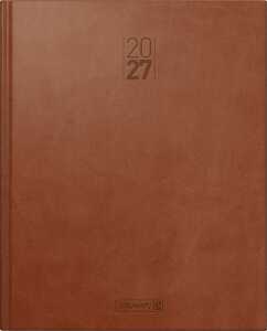 2027 BRUNNEN Buchkalender21x26cm bn2S/1W Kunstl.
