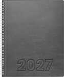 2027 BRUNNEN Buchkalender 21x26cm gr 2S/1W SOFT