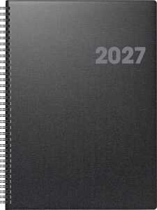 2027 BRUNNEN BuchkalenderA4 2S/1W Wire-O