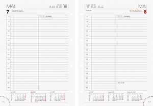 2027 BRUNNEN Ringbuchkalender A5 1S/1T Einlage