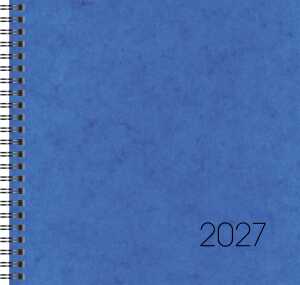 2027 BRUNNEN Buchkalender21x21cm bl 2S/1WKarton