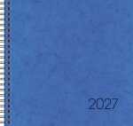 2027 BRUNNEN Buchkalender21x21cm bl 2S/1WKarton