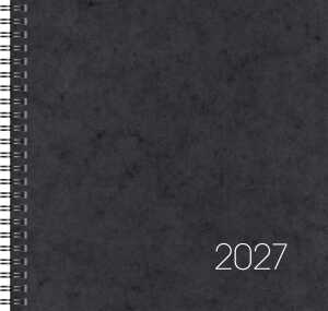 2027 BRUNNEN Buchkalender21x21cm sw 2S/1WKarton