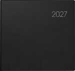 2027 BRUNNEN Buchkalender21x21cm sw 2S/1W