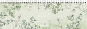 2027 BRUNNEN Querterminbuch33x10cm Kalypso 2S/1W